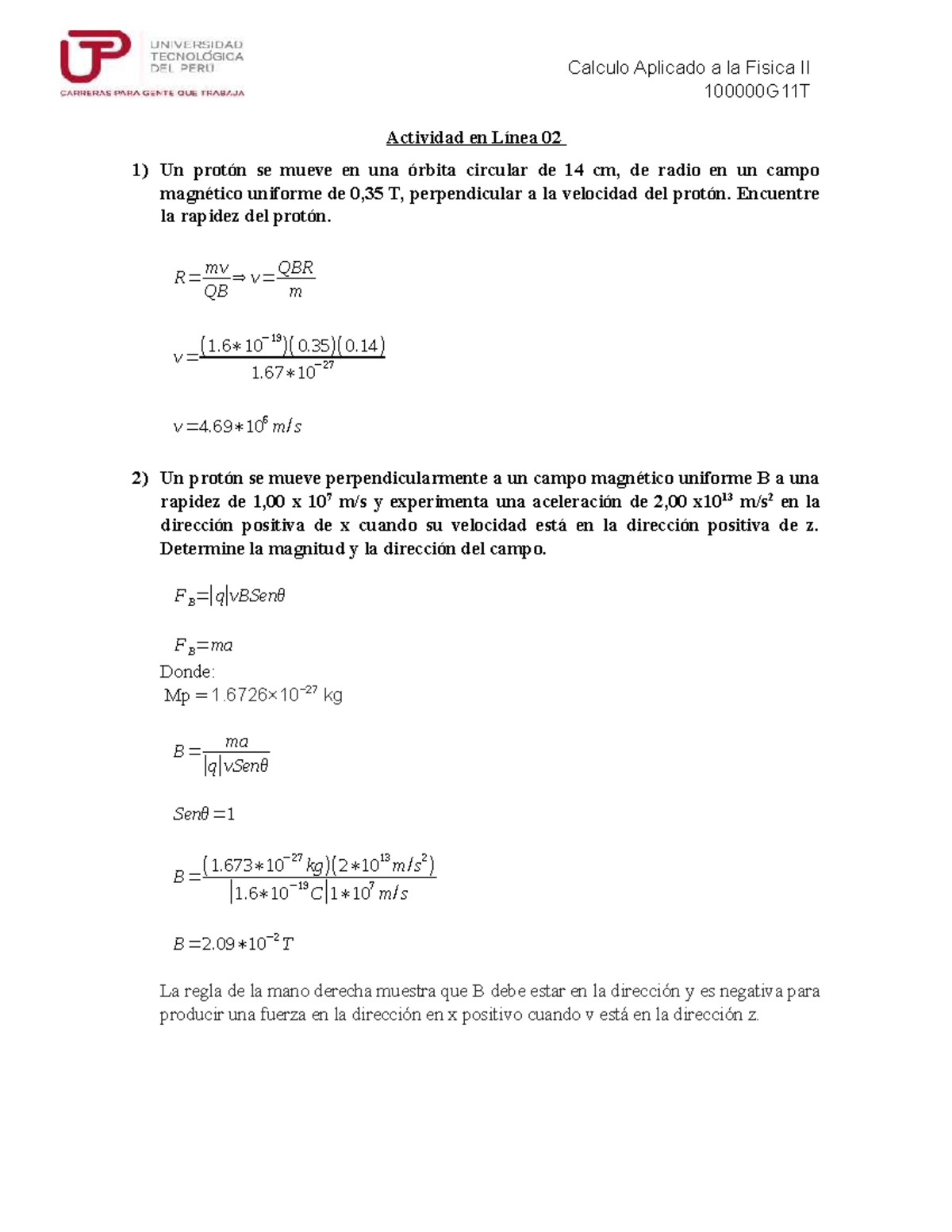 Actividad En Línea 02 - Tareas - Calculo Aplicado A La Fisica II ...