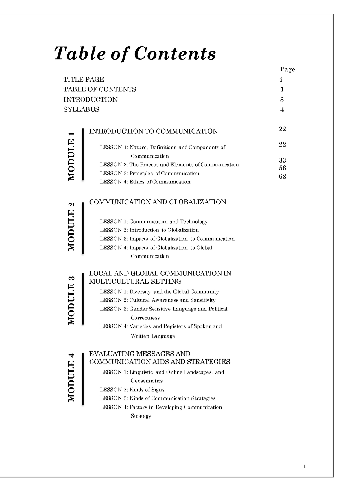 471360114 Purposive Communication Learning Module Contents Pdf - MODULE ...