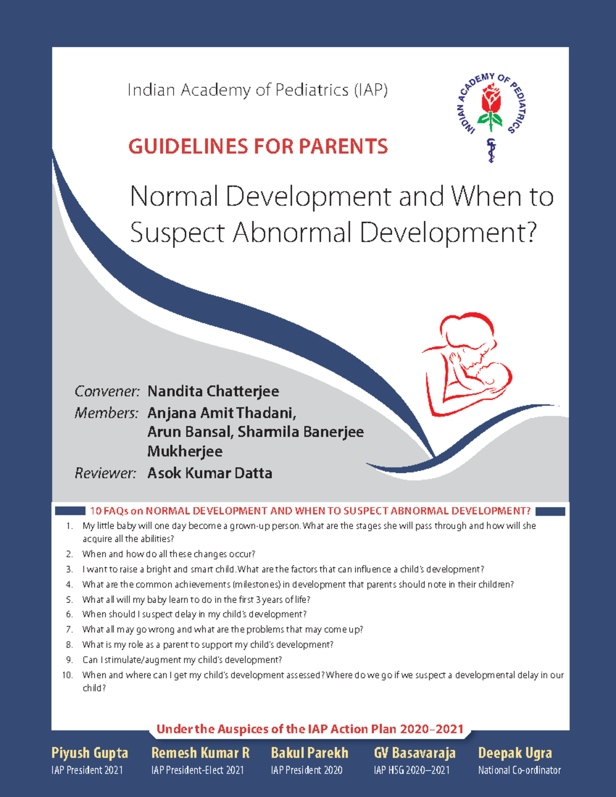 Ch 023 IAP Parental Guideline Normal Development - Normal Development ...