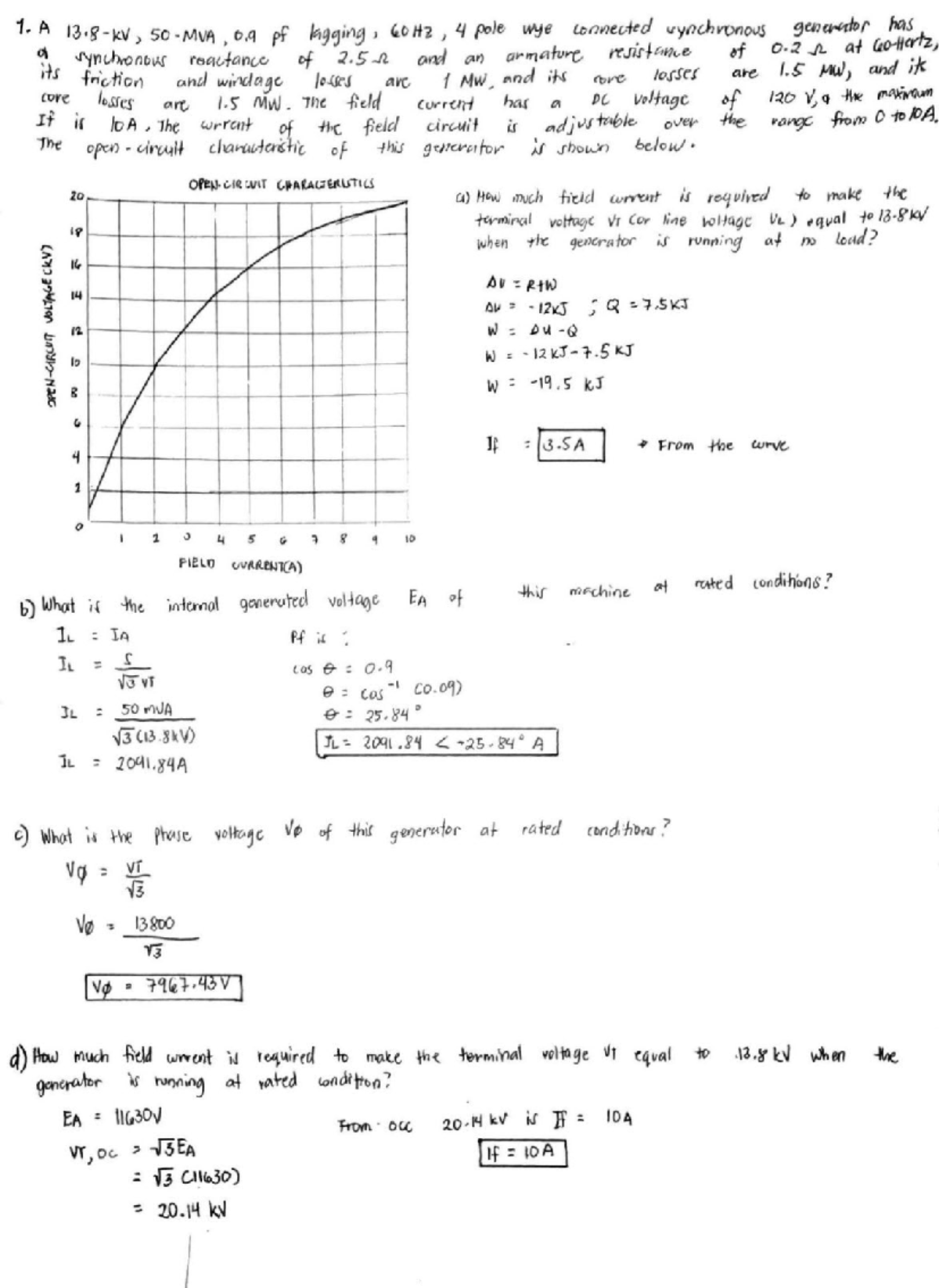 Electrical Machines 2 Activity 3 BS Electrical Engineering NVSU