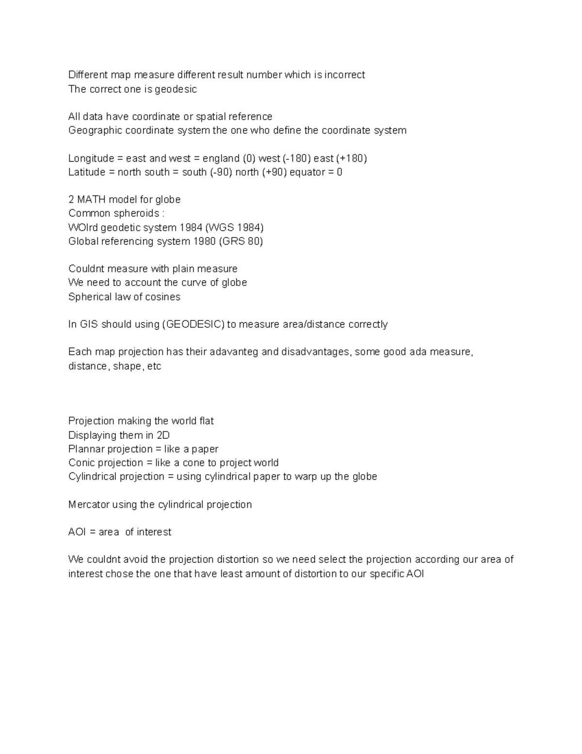 P Module Coordinate System Different Map Measure Different Result Number Which Is