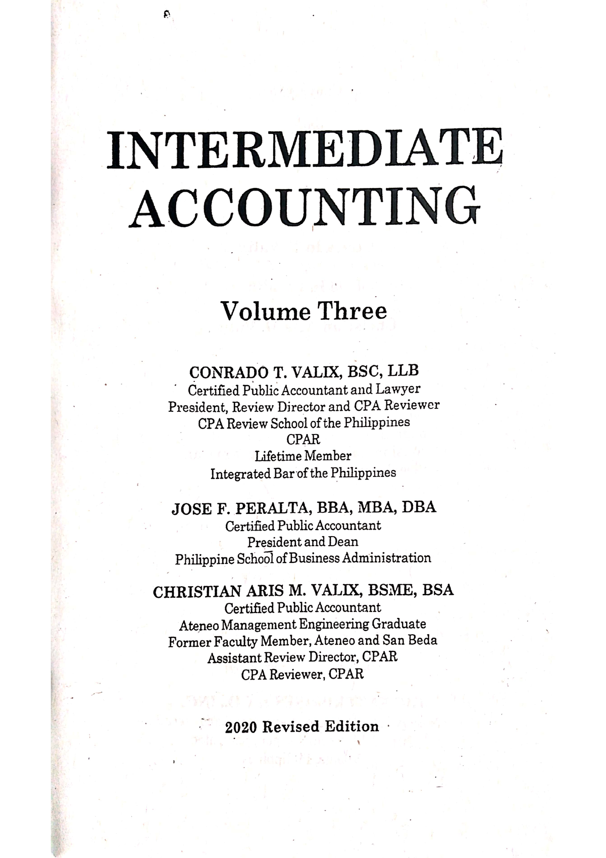 Intermediate Accounting 3 - Chapter 1 - BS Accountancy - Studocu