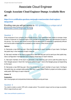 Associate cloud engineer pdf - Associate Cloud Engineer Google Associate  Cloud Engineer Dumps - Sns-Brigh10