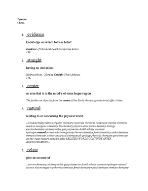 Chapter 6 Notes Chemical Reactions Fall 2022 - Chapter 6 Chemical ...