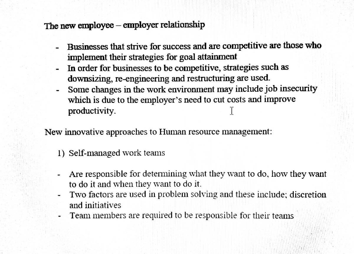 Human Resource Management (1) - Studocu