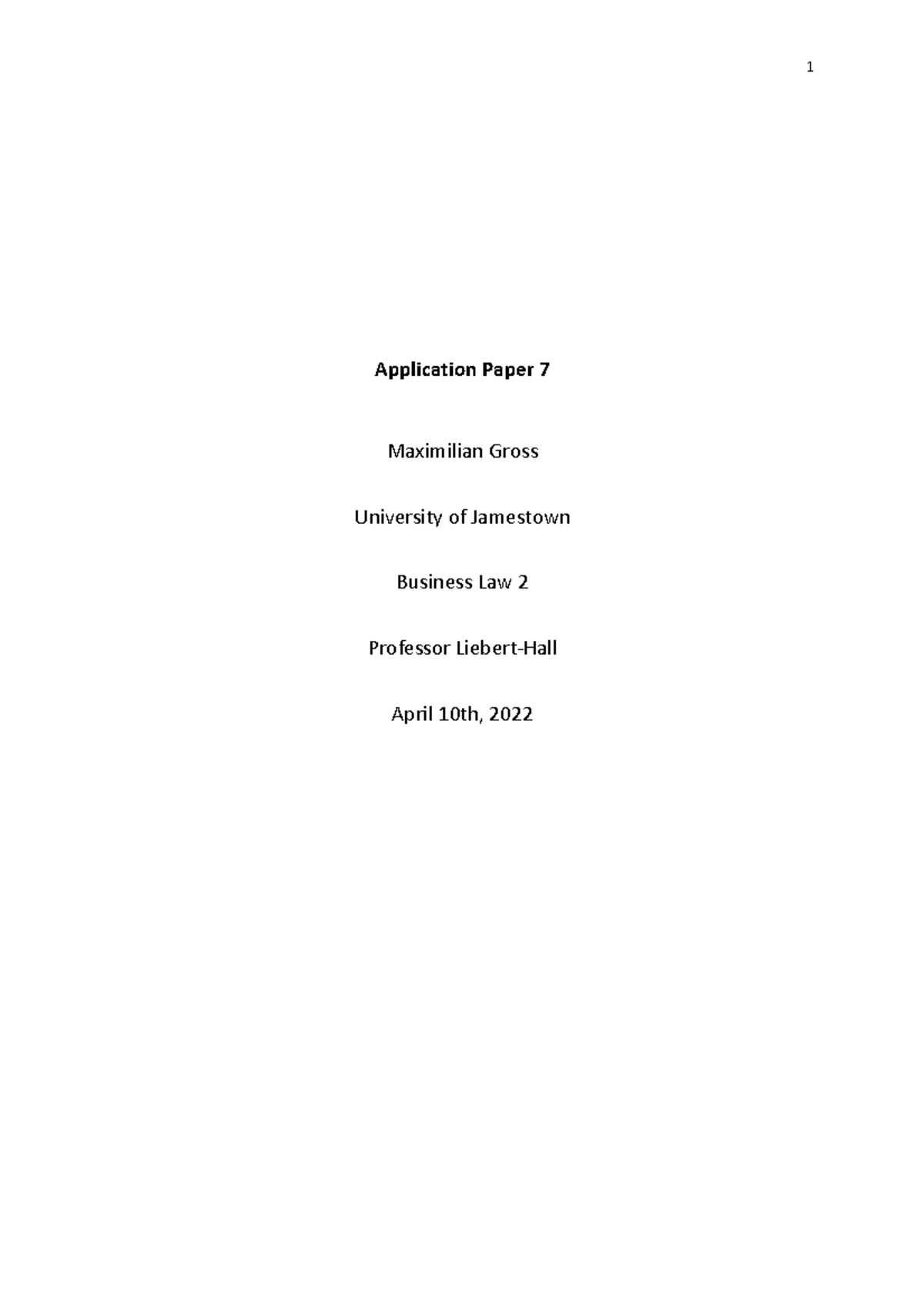 application-paper-7-business-law-blaw201-studocu