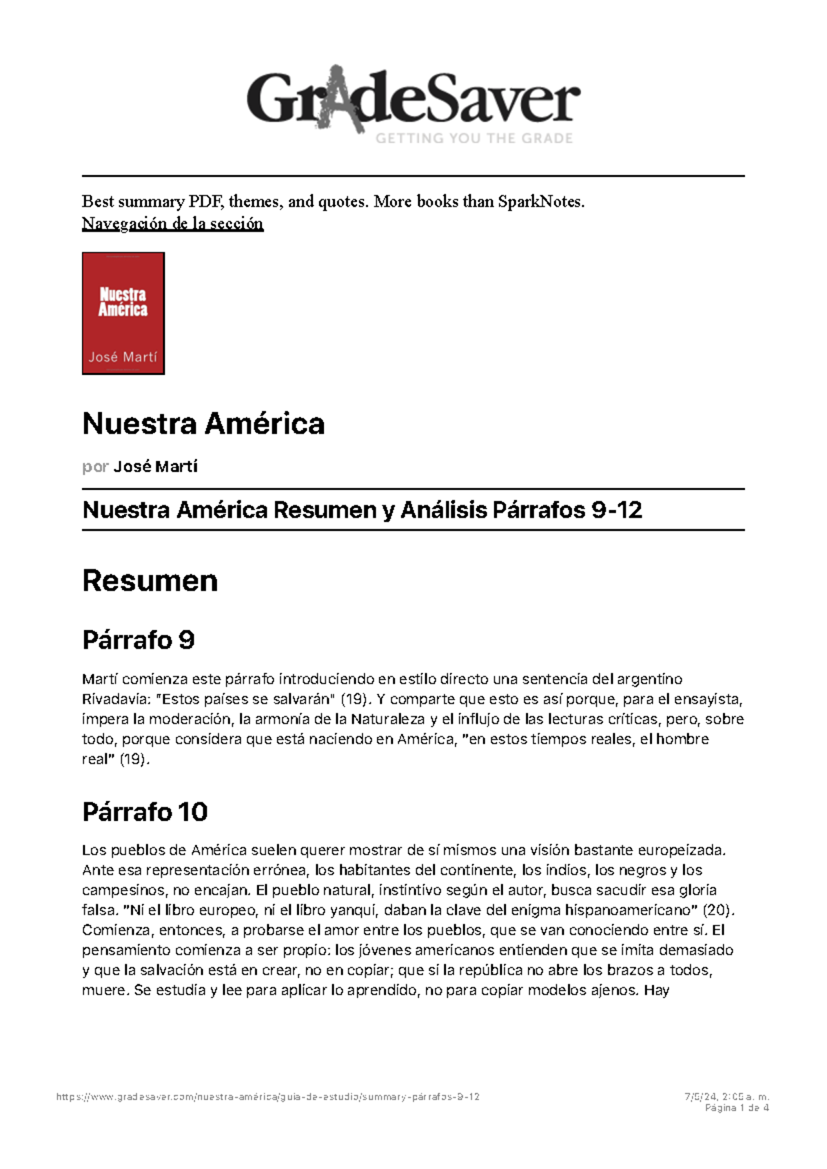 9-12 - Ruben dario - Best summary PDF, themes, and quotes. More books ...