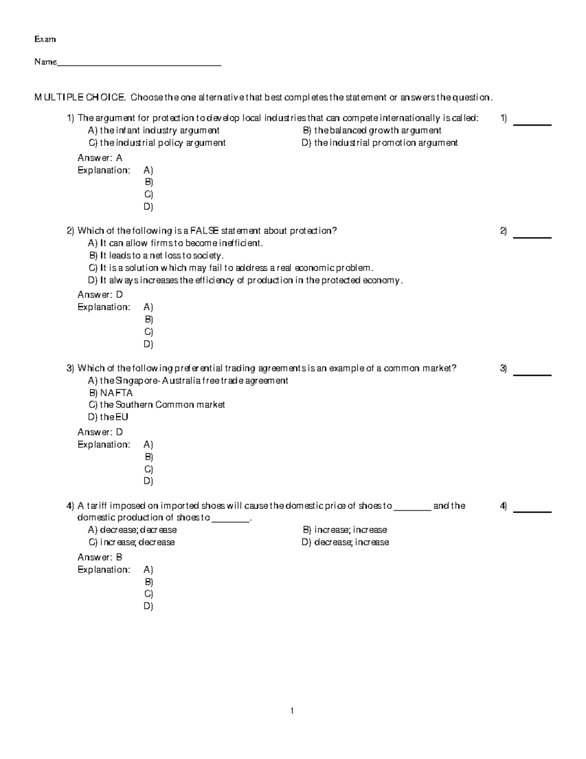 Testbank With Answers - Exam Name ...