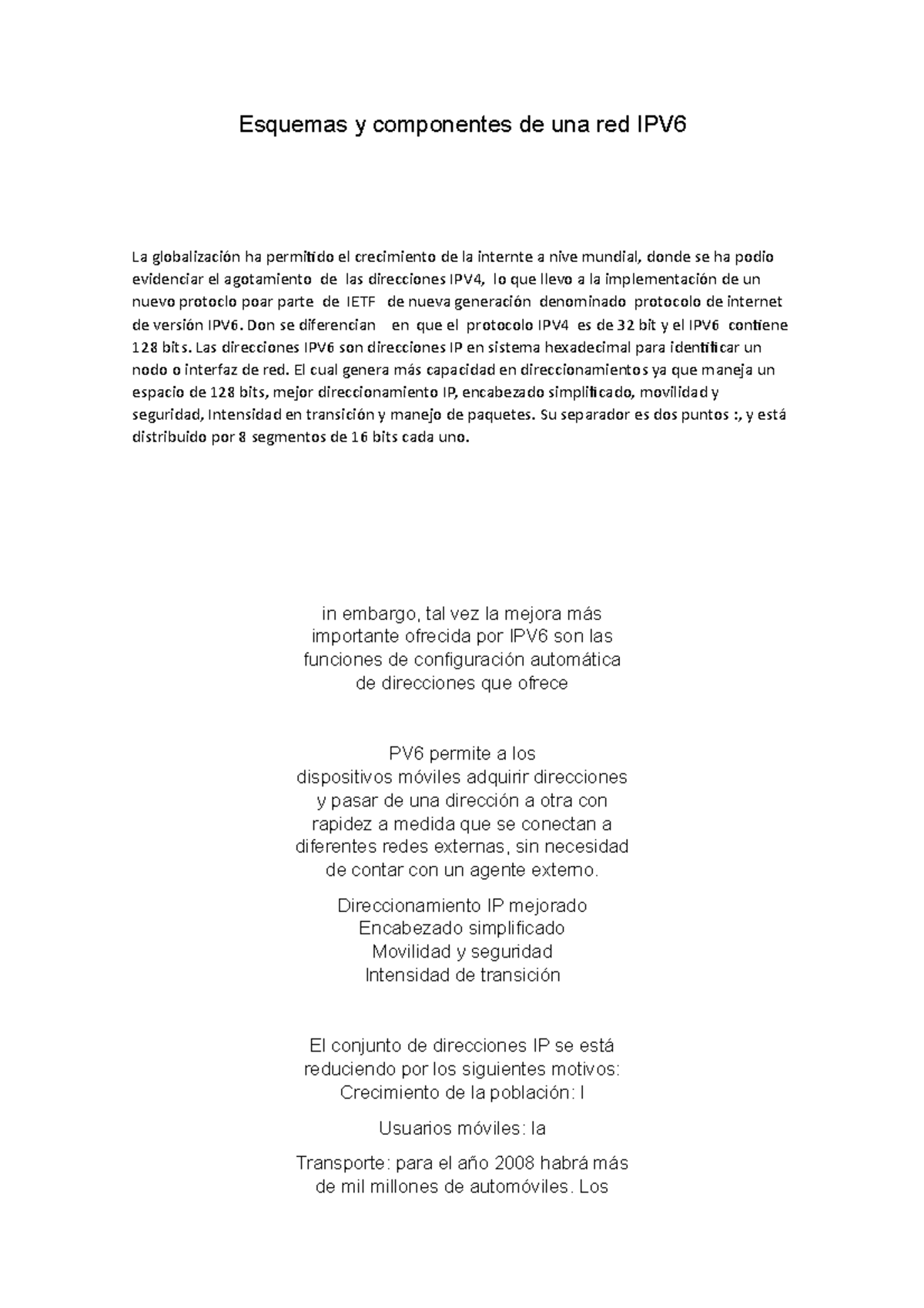 In embargo - documento - Esquemas y componentes de una red IPV La ...