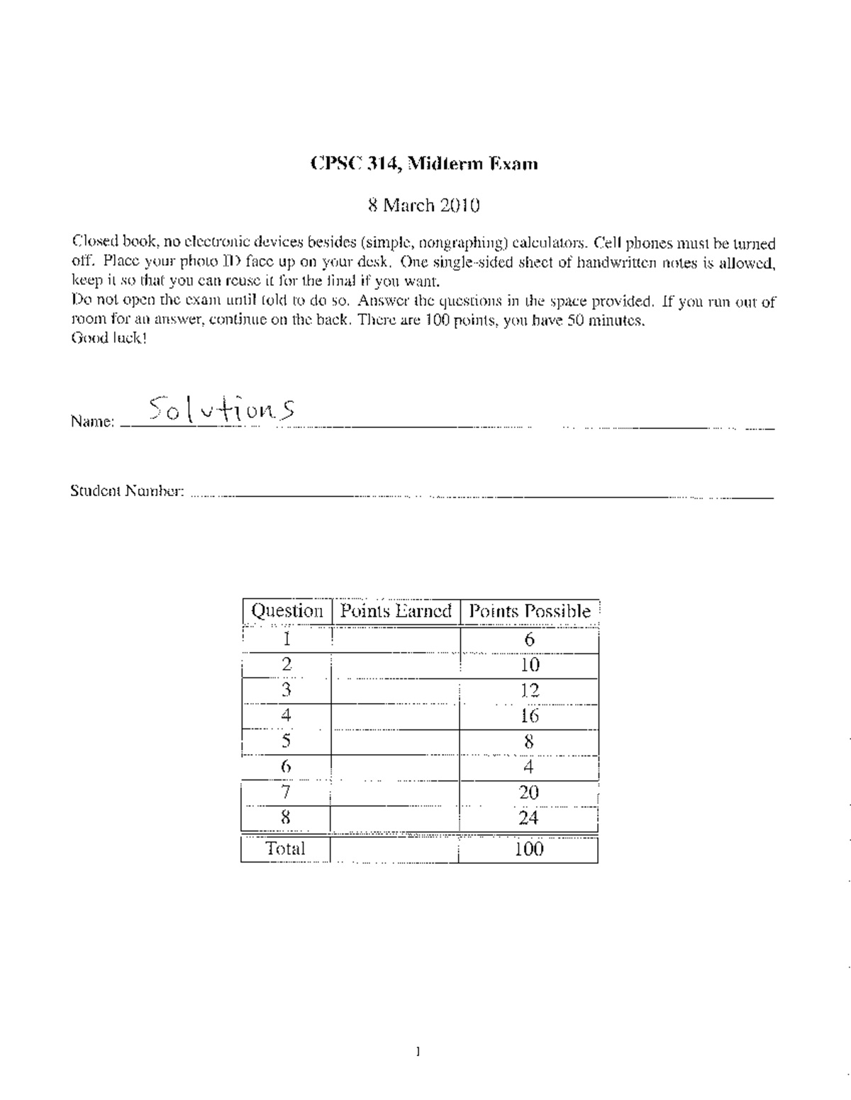 Computer Graphics Past Paper Revision Studocu