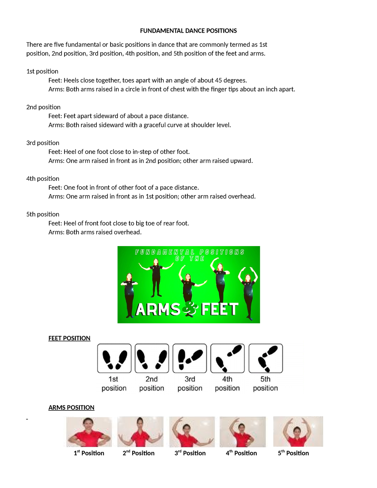 Fundamental Dance Positions - Fundamental Dance Positions There Are 