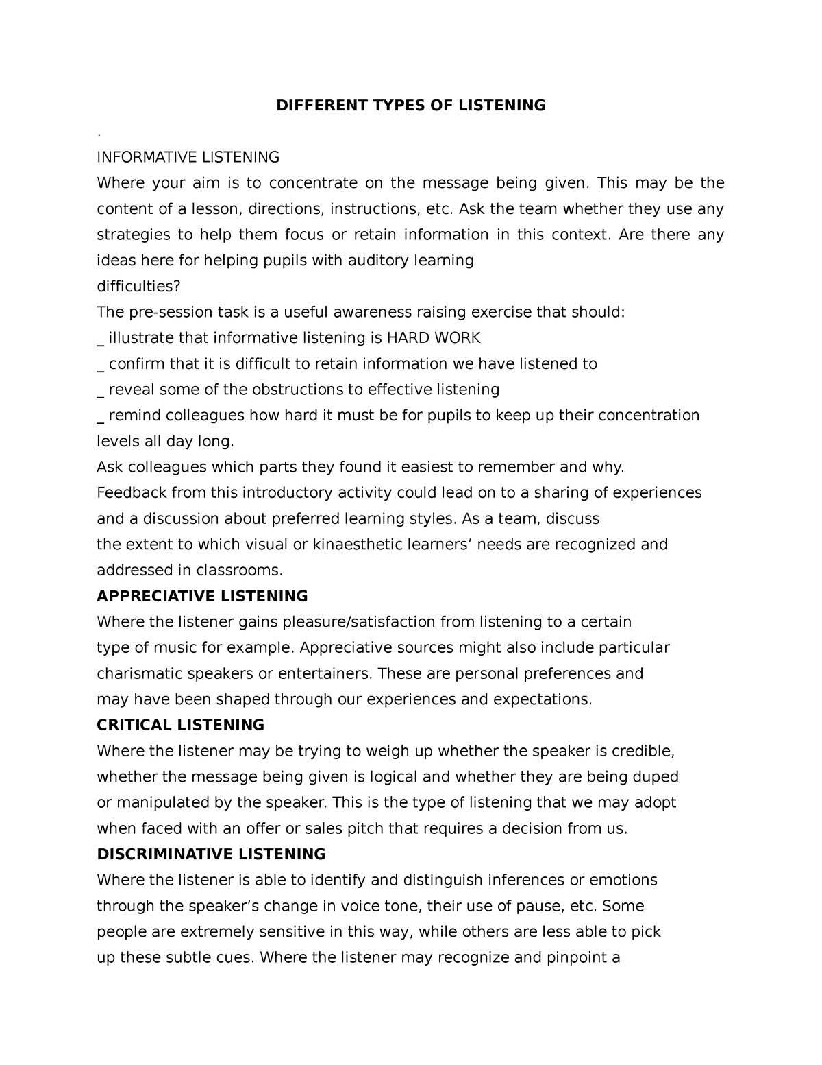 different-types-of-listening-different-types-of-listening