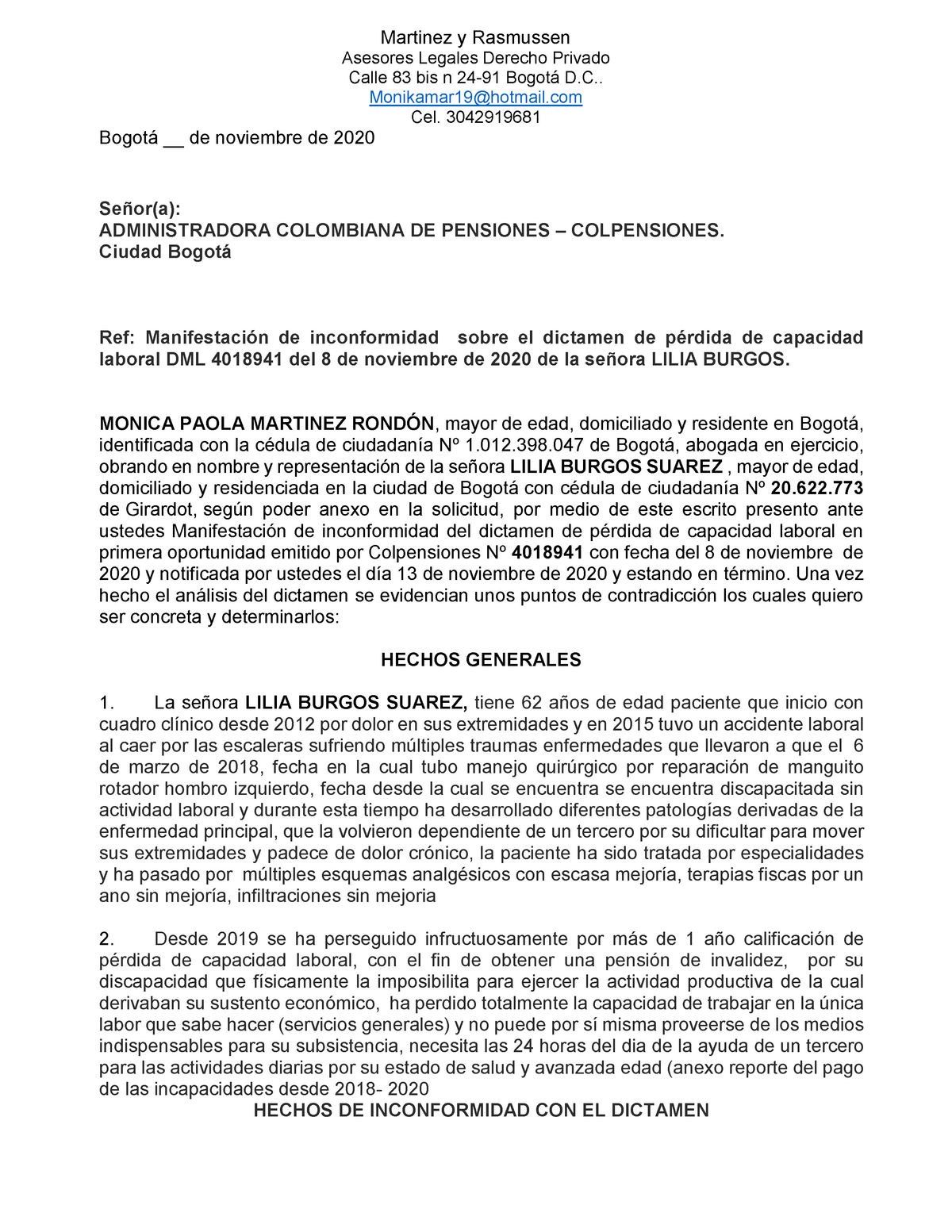 Ejemplo Carta De Inconformidad Laboral Modelo De Info 0831