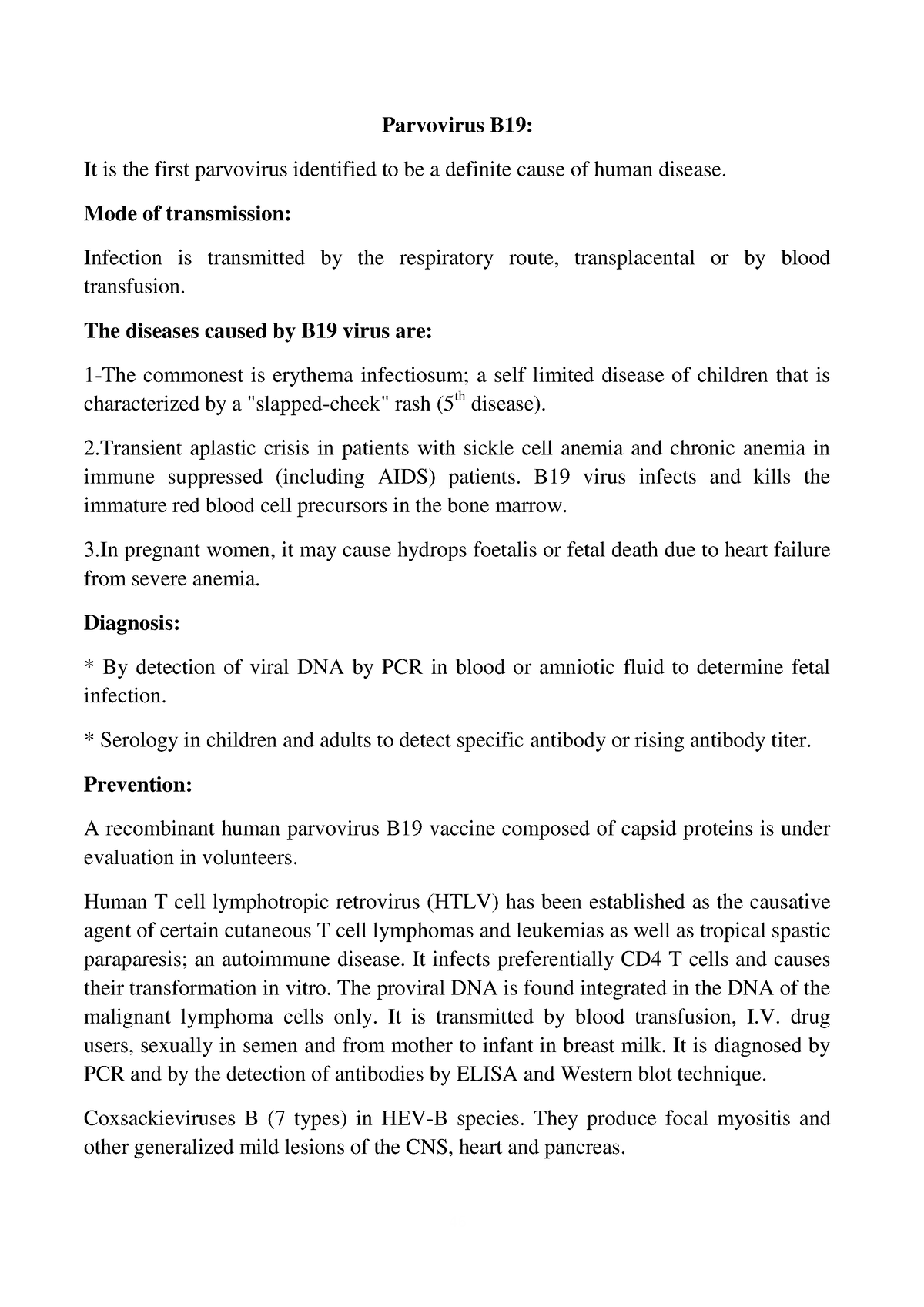 Erd Micro-congenital Infections(parvovirus B19) - 46 Parvovirus B19: It 