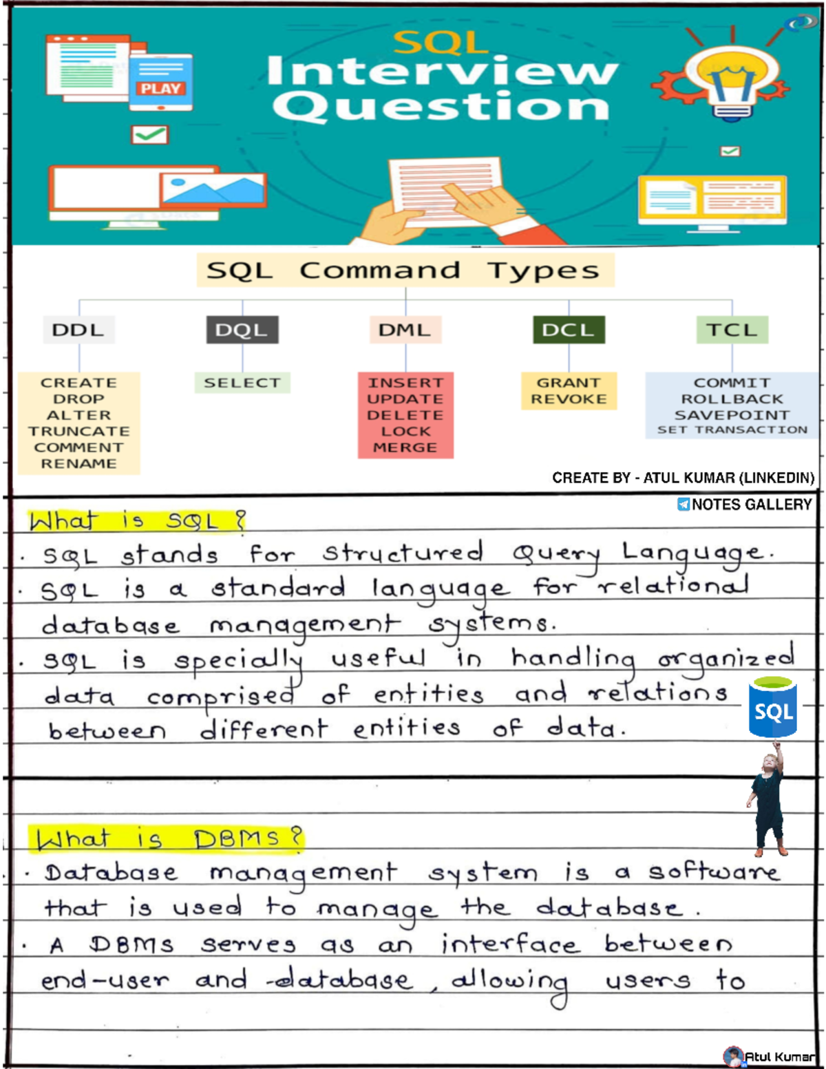 SQL interview question - Computer Engineering - Studocu