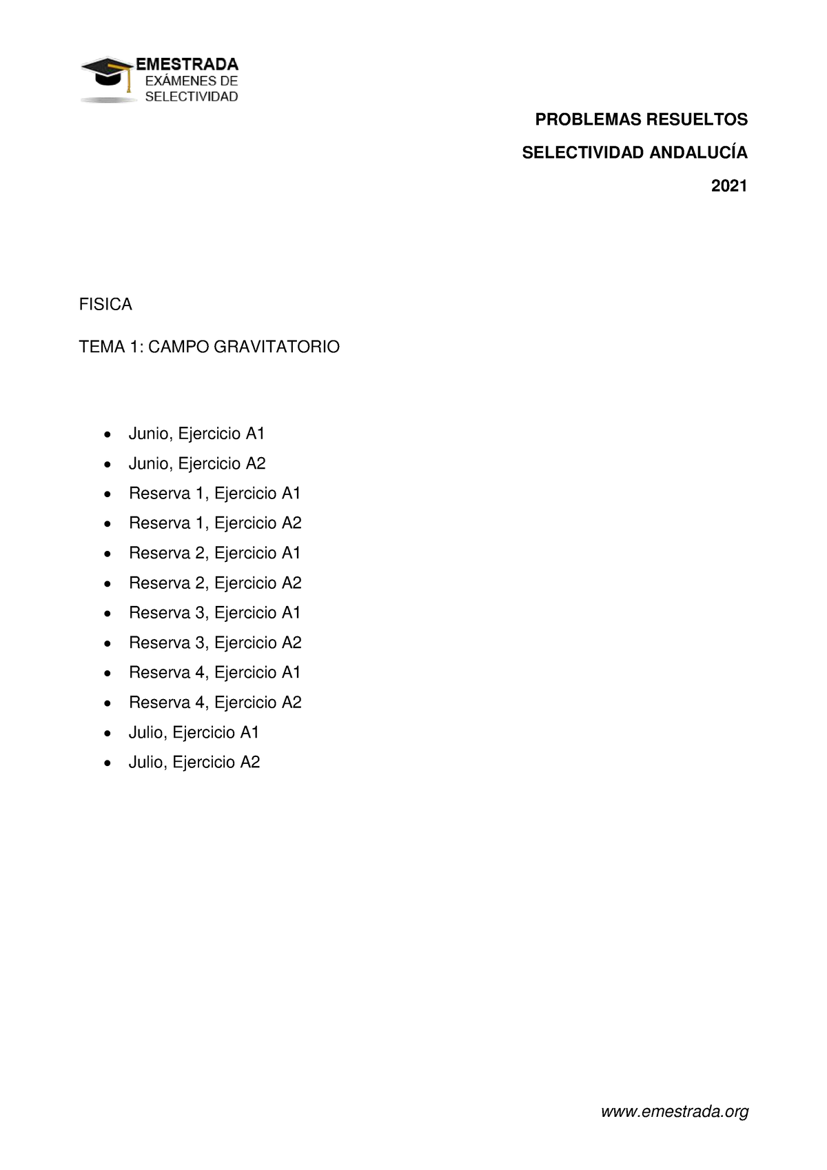 FIS-T1-2021 - Problemas Resueltos Selectividad - PROBLEMAS RESUELTOS ...