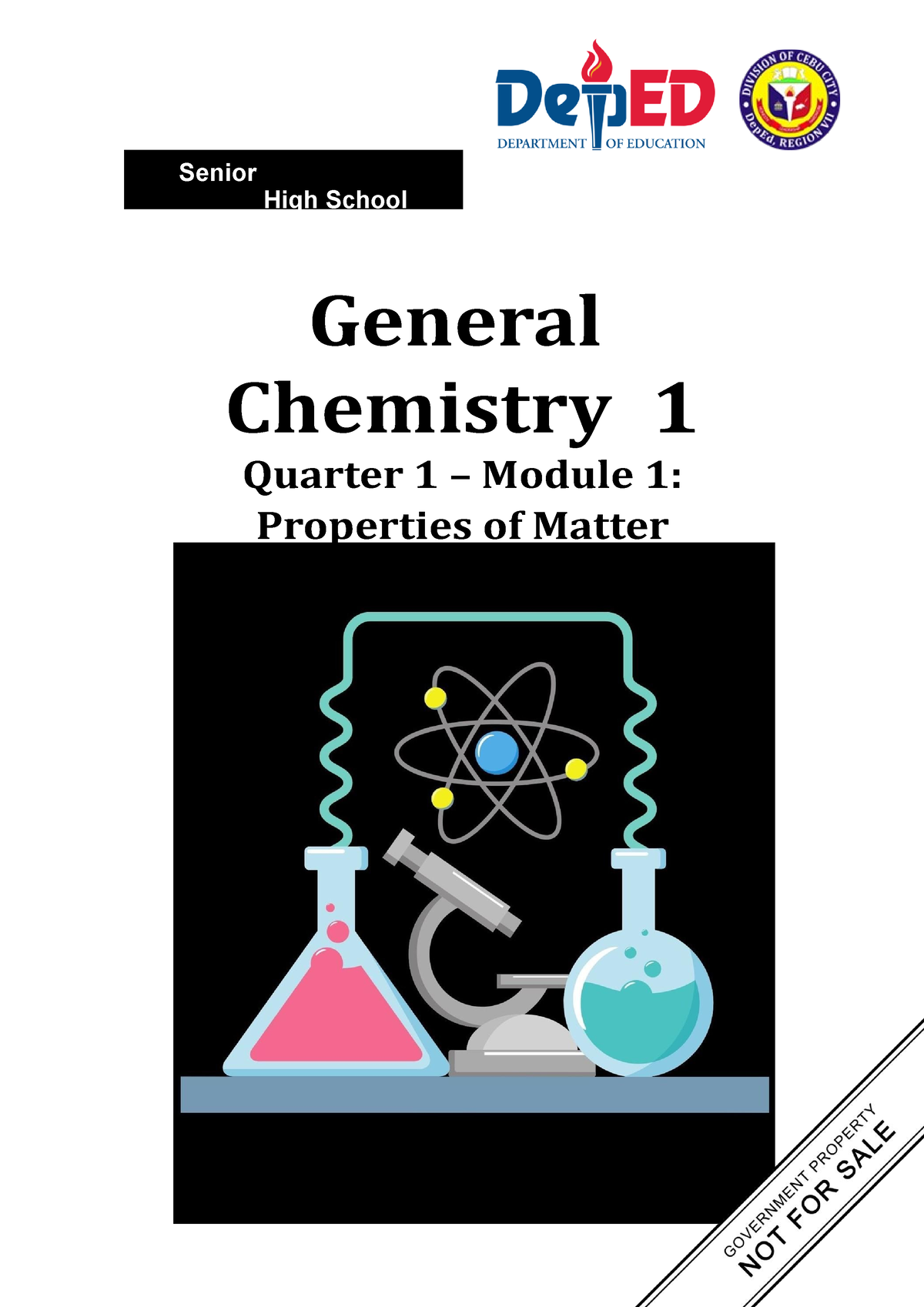 G11 Module 1 In General Chemistry 1pdf - Senior High School General ...