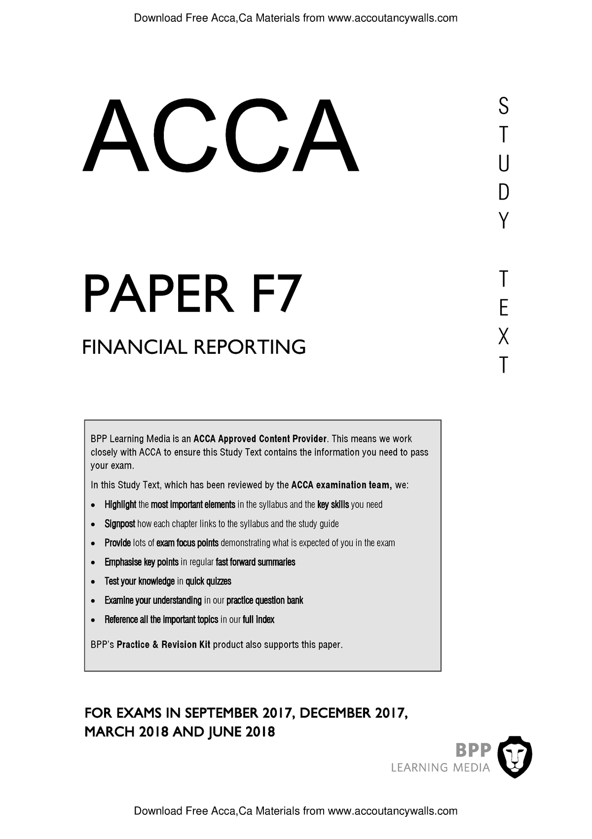 Acca F7 Financial Reporting Study Text 2017 18 Gem 302 - 