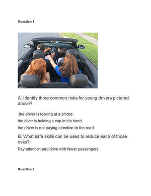 assignment 4.5 drivers ed