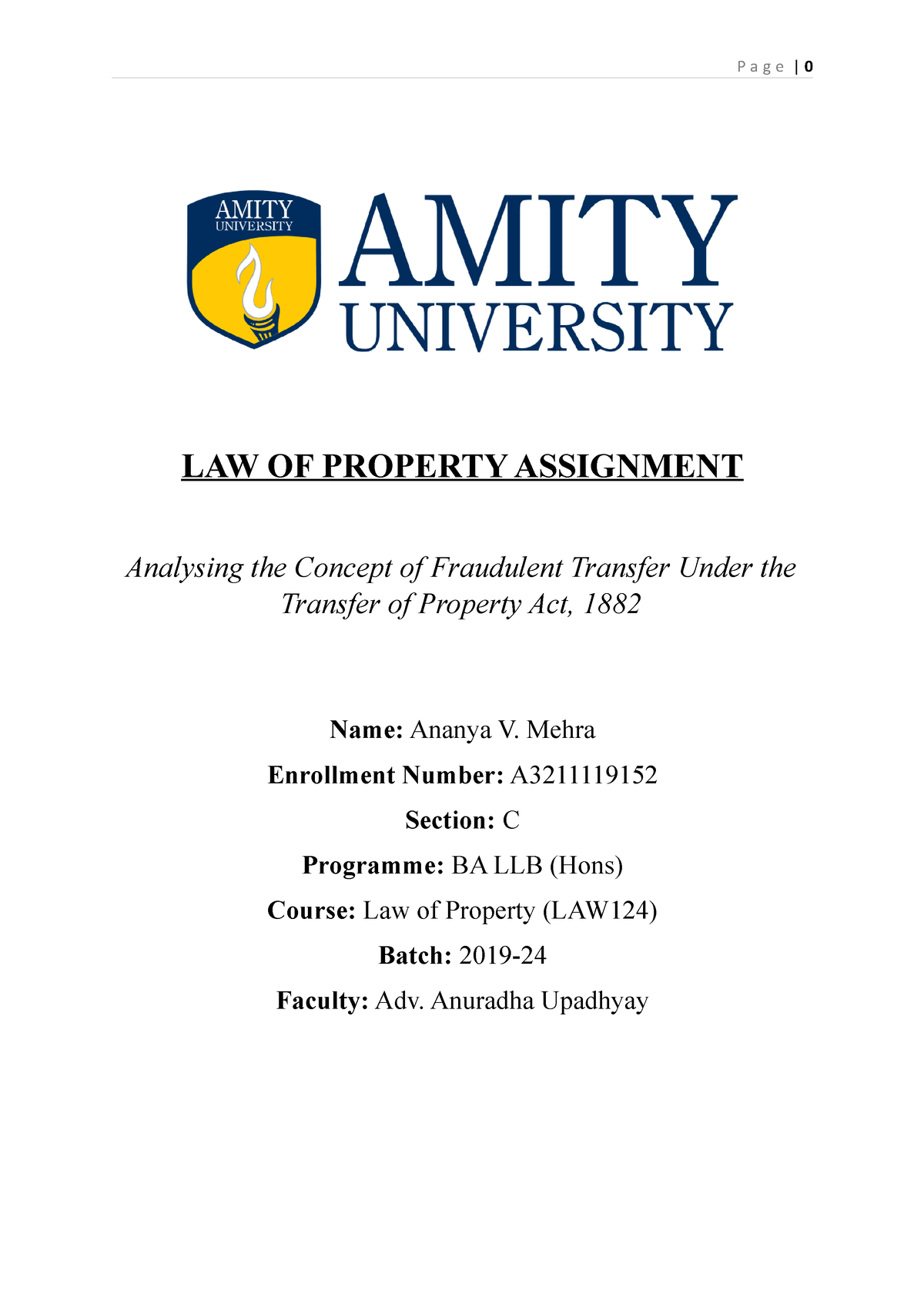 assignment property law definition