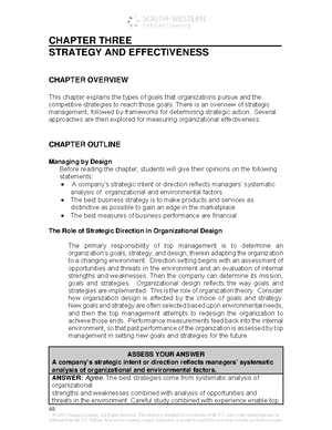 IM Chapter 02 - organization theory - 31 © 2010 Cengage Learning. All ...
