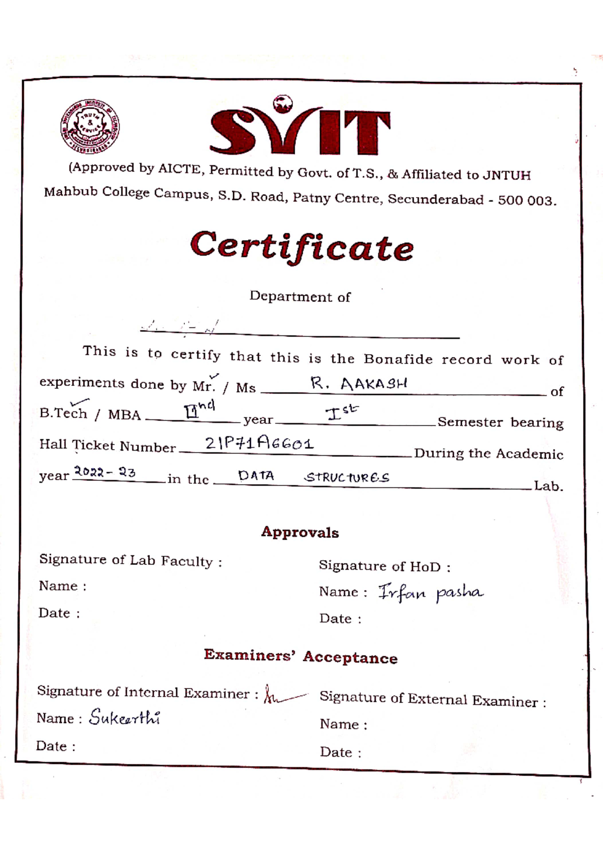 DS full record Computer Science and Engineering Studocu