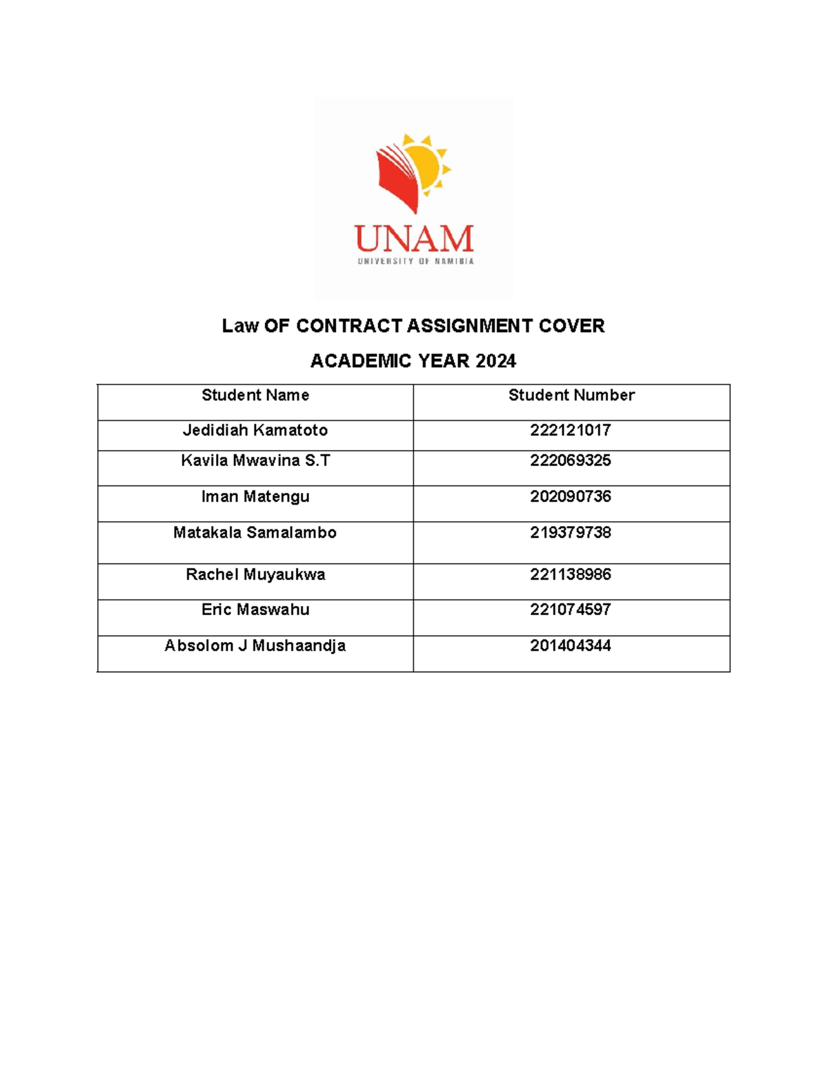 Law of contract assignment - Law OF CONTRACT ASSIGNMENT COVER ...
