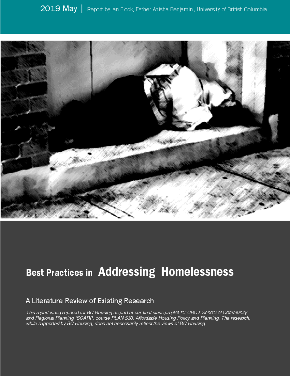 Best practices in Addressing Homelessness 2019 PLAN530 BCH - Best ...