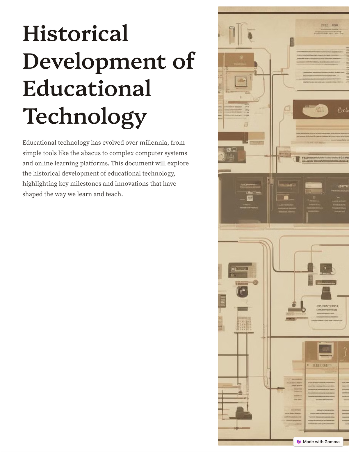 Historical Development of Educational Technology - Historical ...