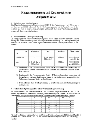Blatt2_WiSe2020/21 - Wintersemester 2019/ Kostenmanagement und ...