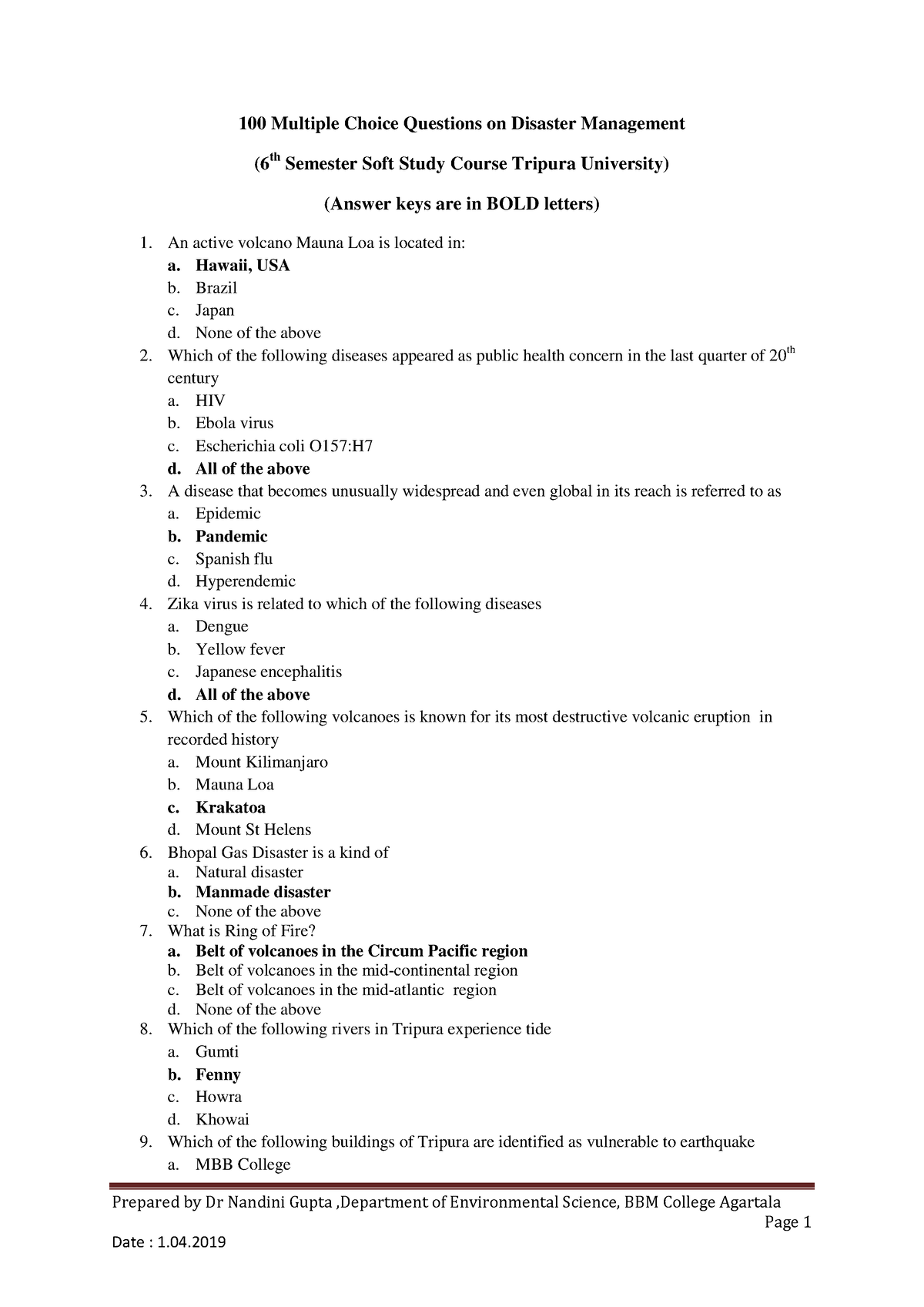 class-7-science-solutions-chapter-10-disaster-management-questions