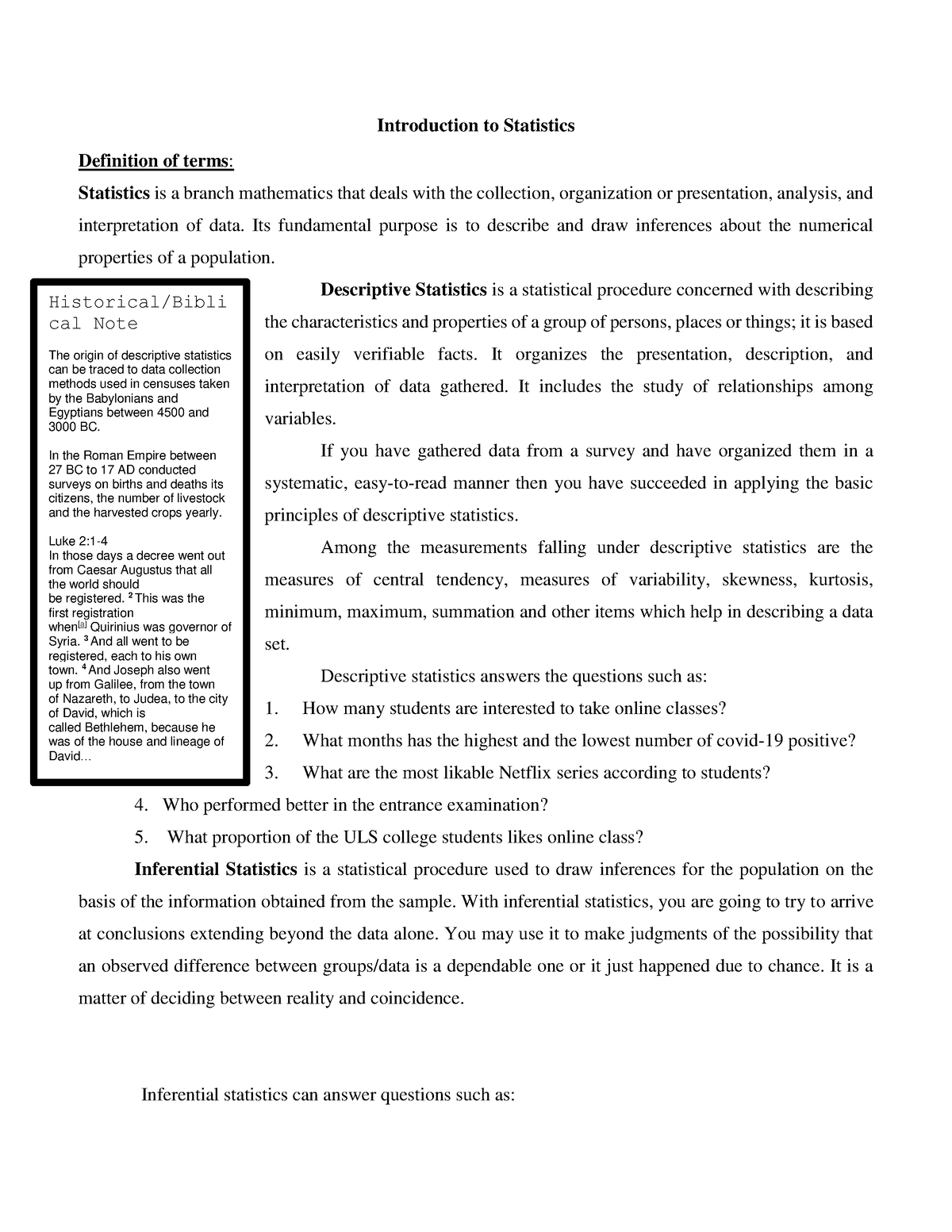 lesson-1-introduction-to-statistics-introduction-to-statistics