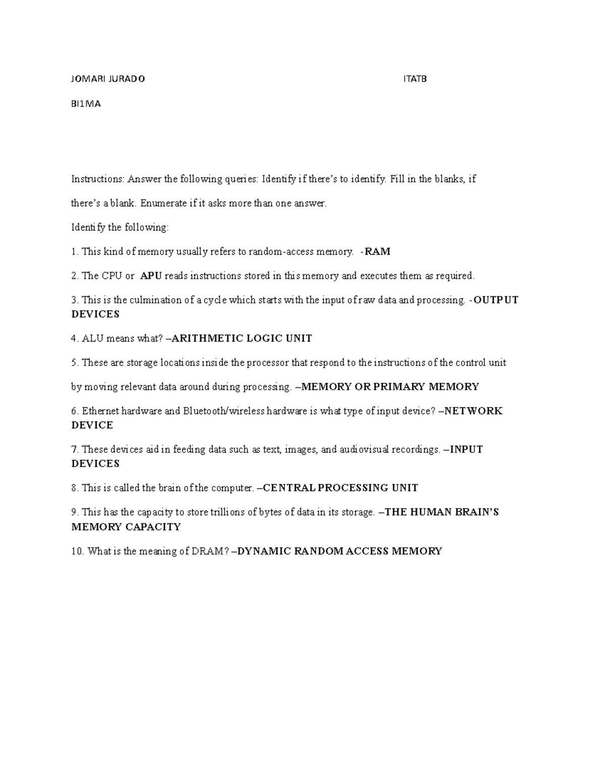 Module-3- Jurado-J - Answer - JOMARI JURADO ITATB BI1MA Instructions ...