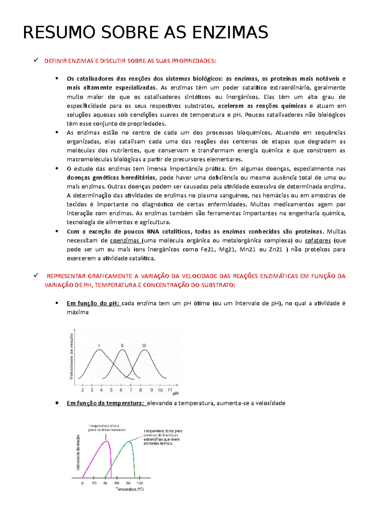 Questões Sobre Enzimas : Questões sobre Enzimas: Bioquímica – BRSGY