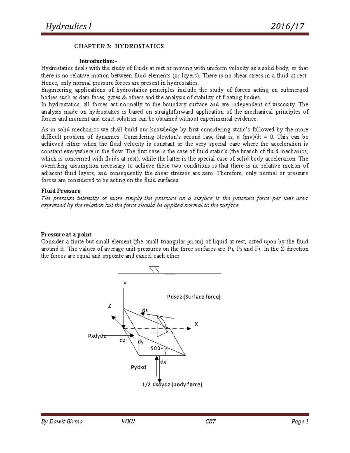 chapter-3-important-ds-y-z-x-dy-pdsdz-surface-force-dz-1-2-dxdydz