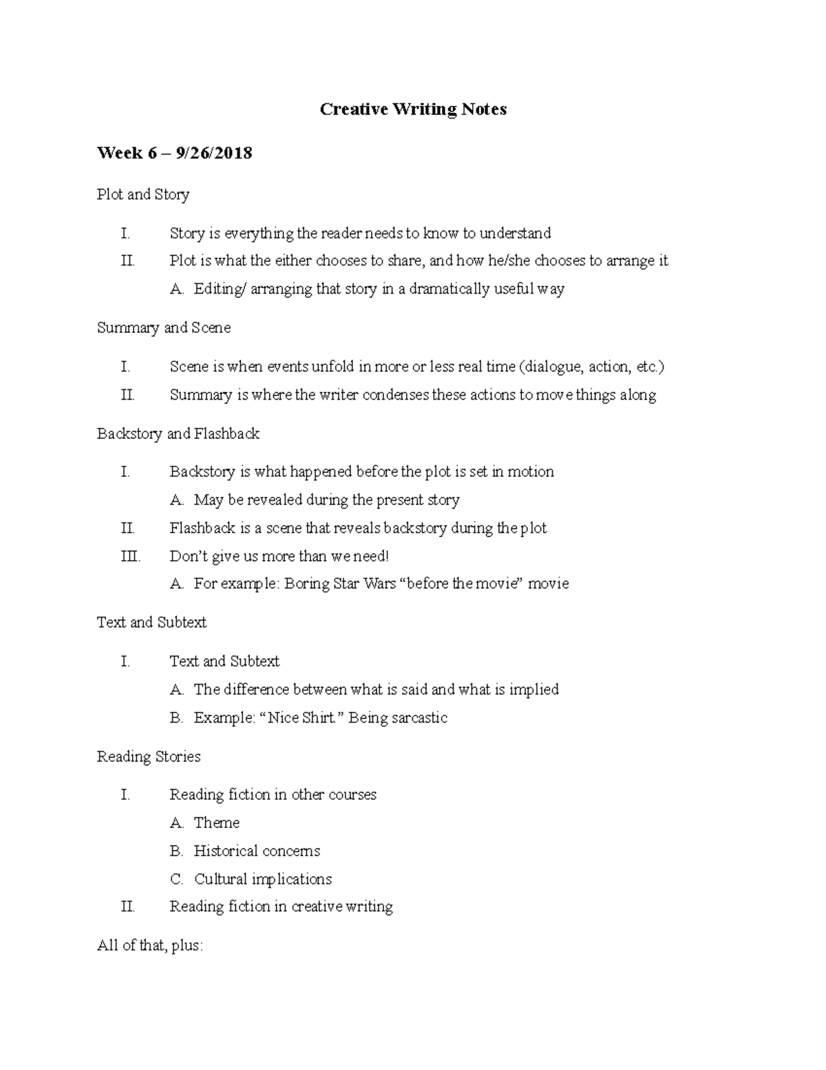 Image 9 for Novel Notes Template
