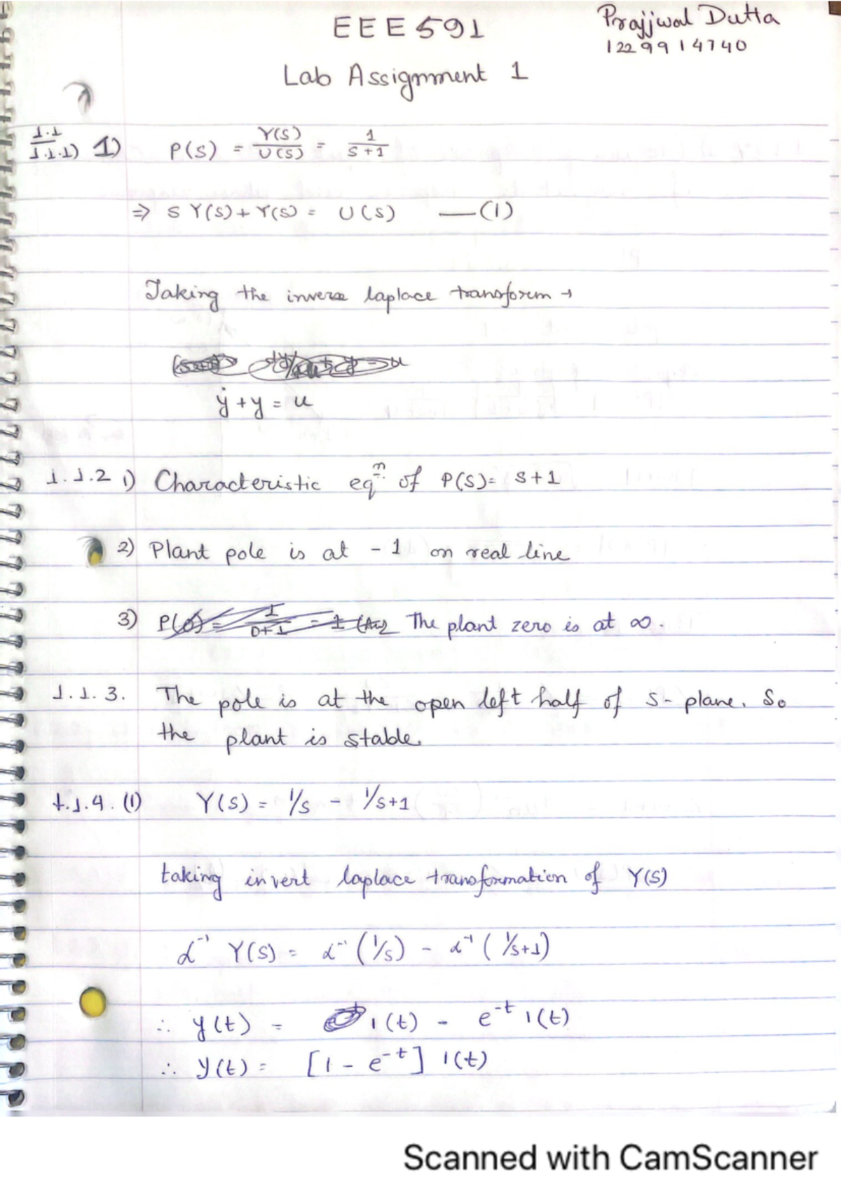 EEE591 LAB Assignment 1 Prajjwal Dutta 1229914740 - 591 Prajjwal Dutta ...