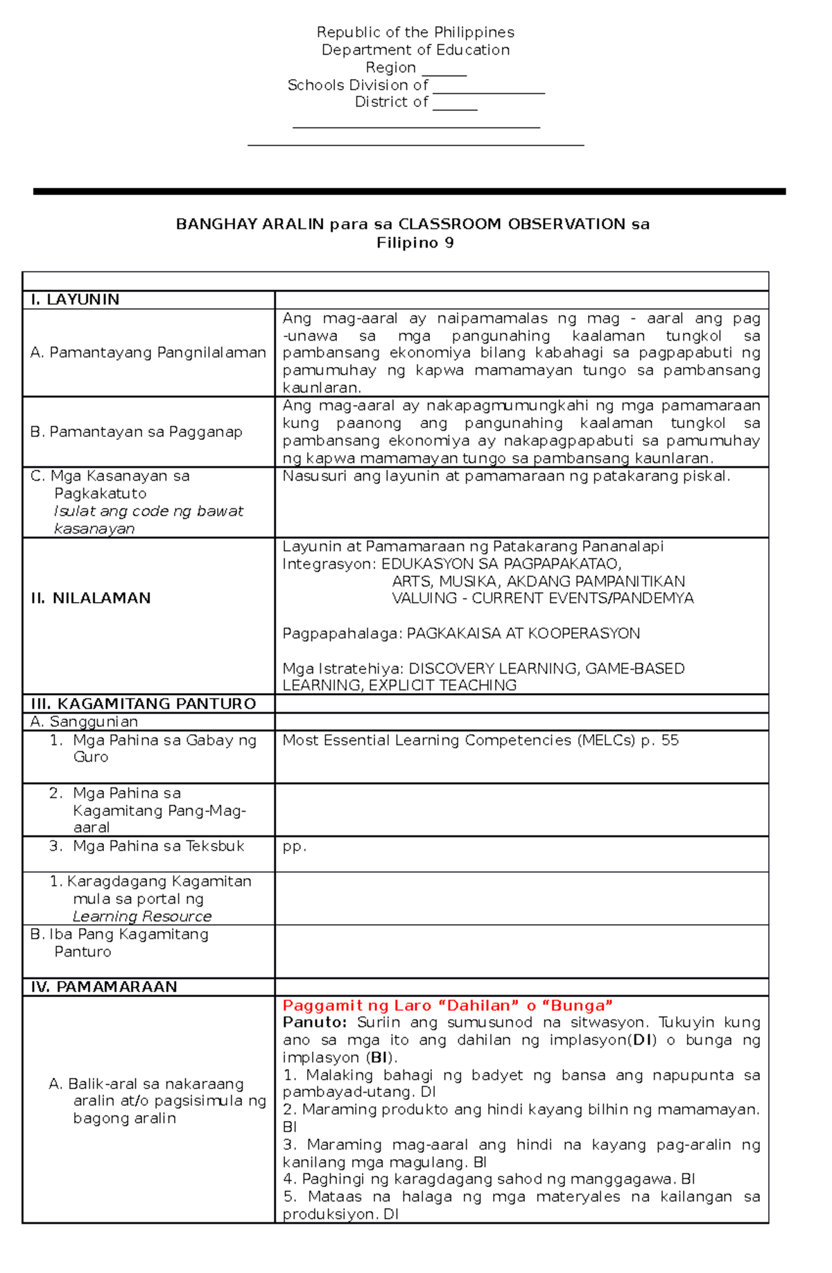 dlp-ap9-q3-layunin-at-pamamaraan-ng-patakarang-pananalapi-republic-of