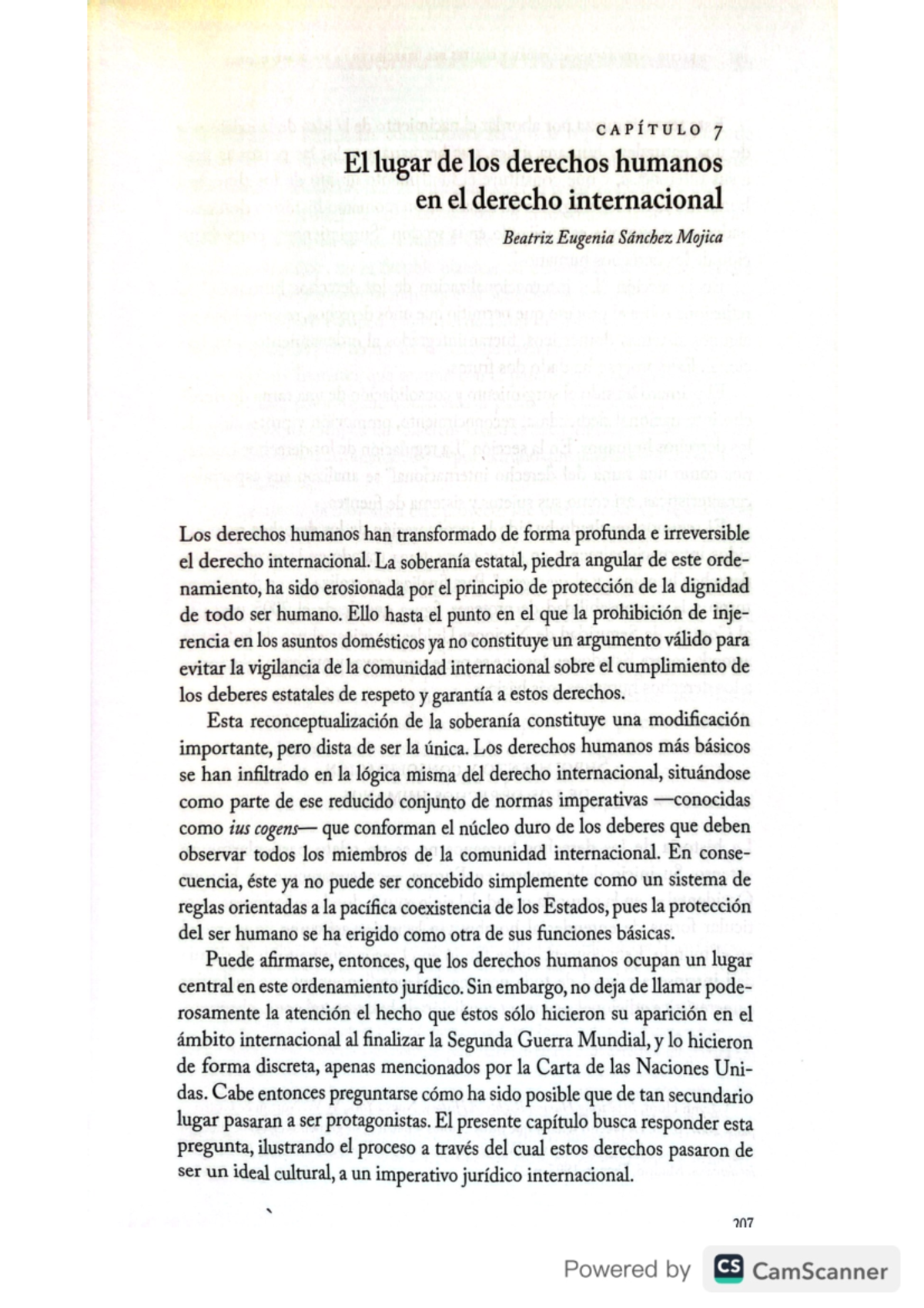 El lugar de los DDHH en el DI - Derecho penal Especial - Studocu