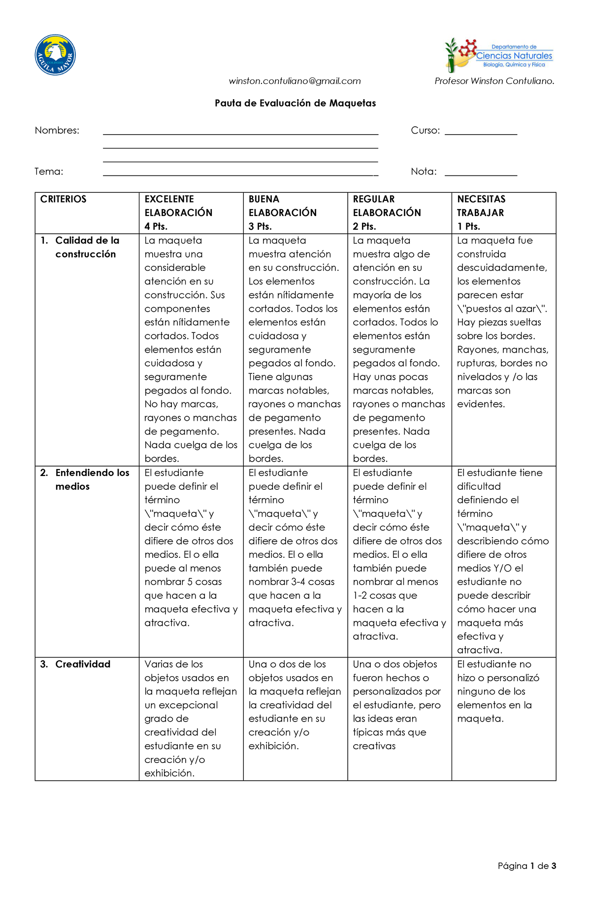 03 Pauta Evaluacion Maquetas - Winston@gmail Profesor Winston ...