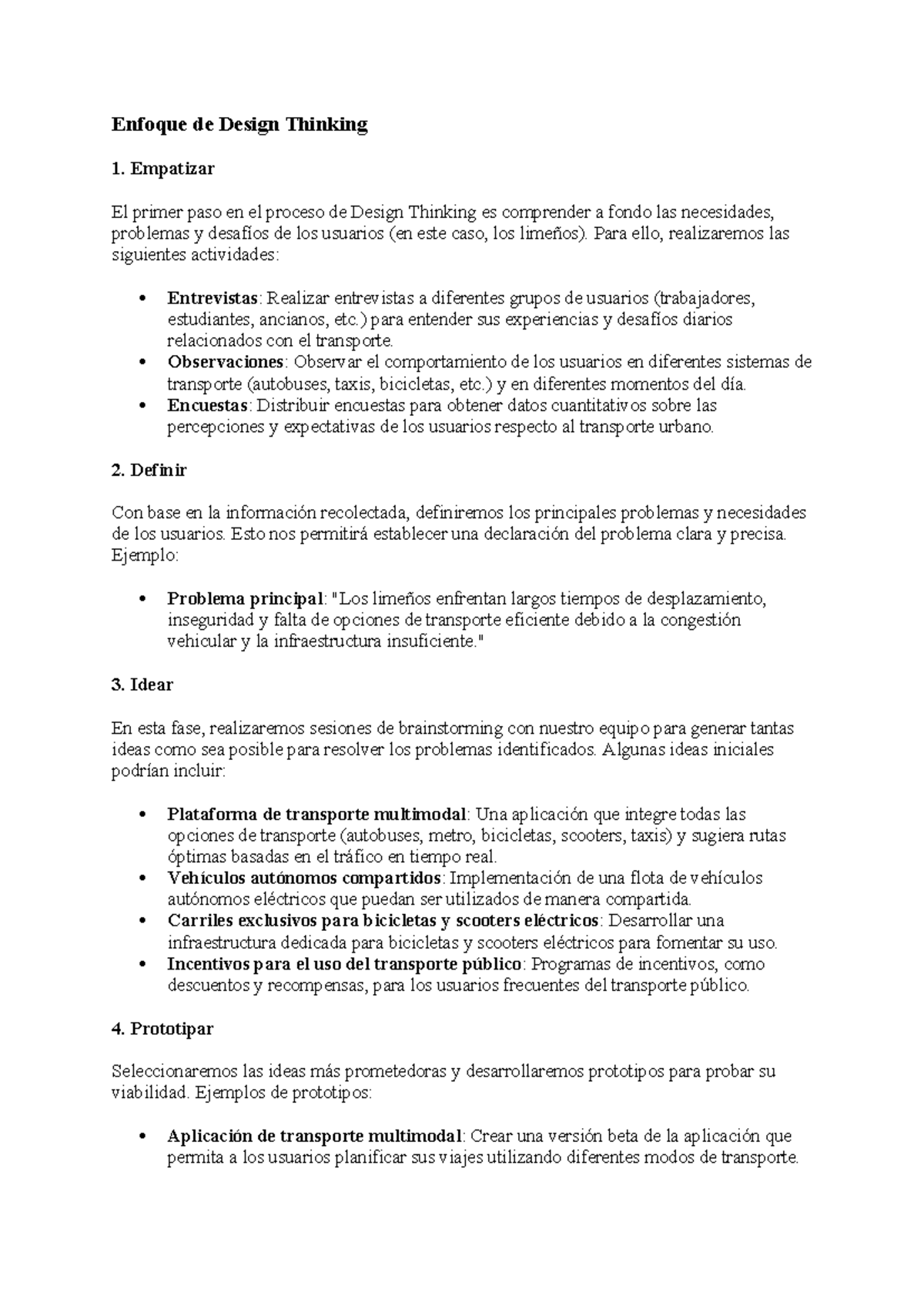 Enfoque de Design Thinking - Empatizar El primer paso en el proceso de ...