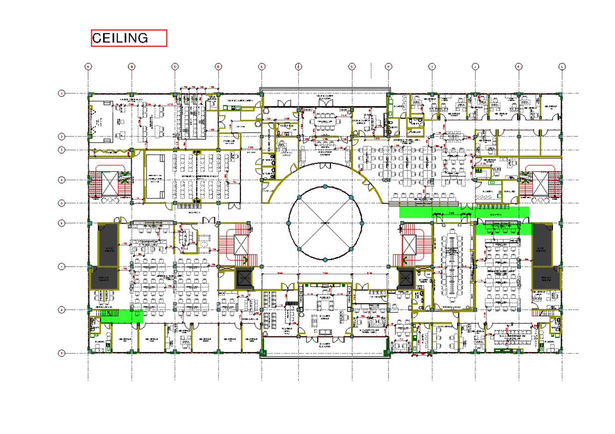 KP- Ceiling-2F - Plan - 1 A B C D E F G H I J K L 9 8 7 6 5 4 3 2 F F F ...