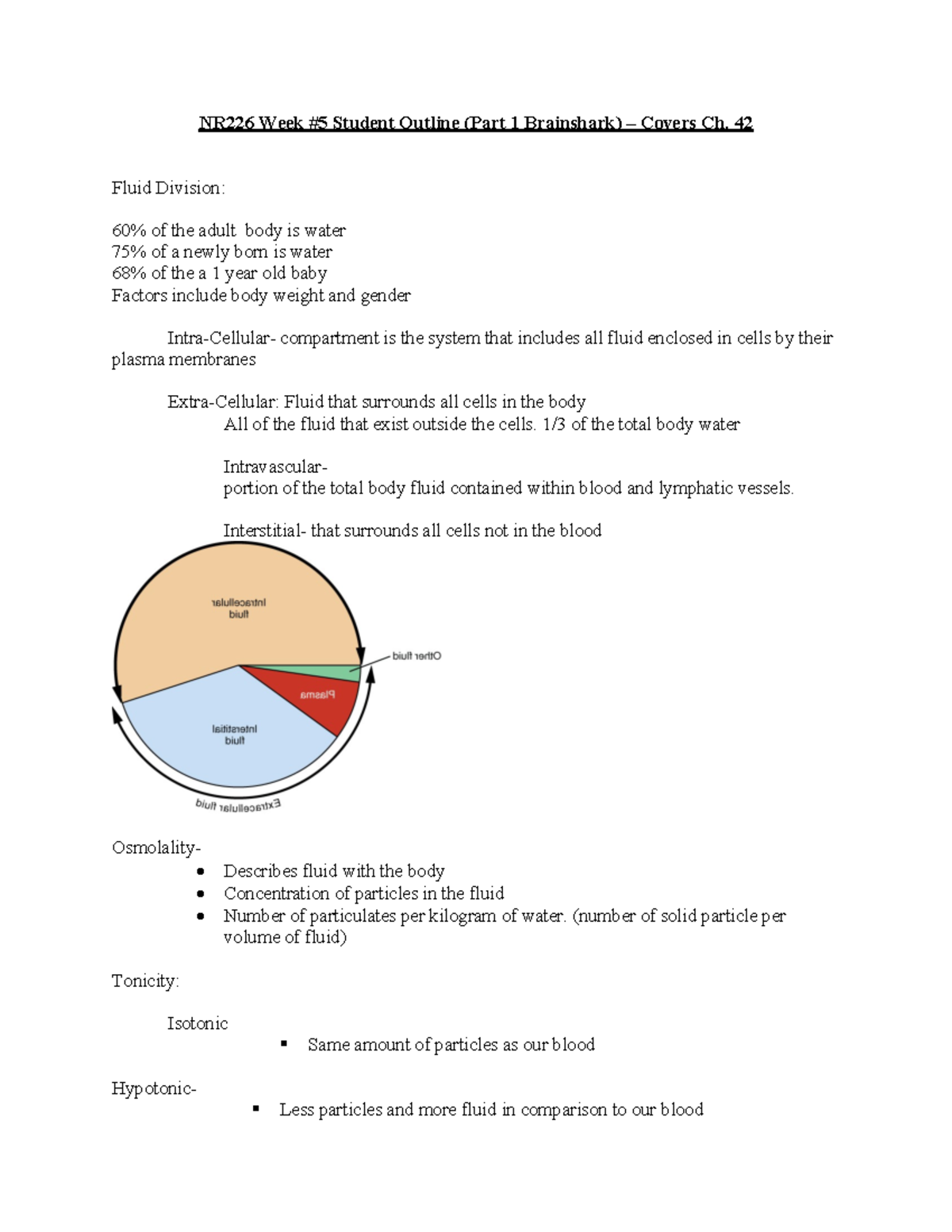 NR226Wk#5Part1Student Outline - NR226 Week #5 Student Outline (Part 1 ...