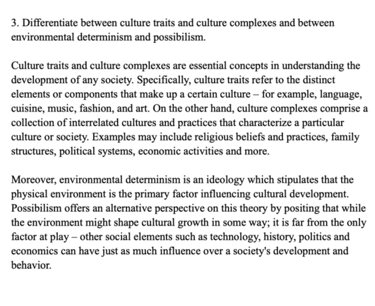 Culture complexes examples