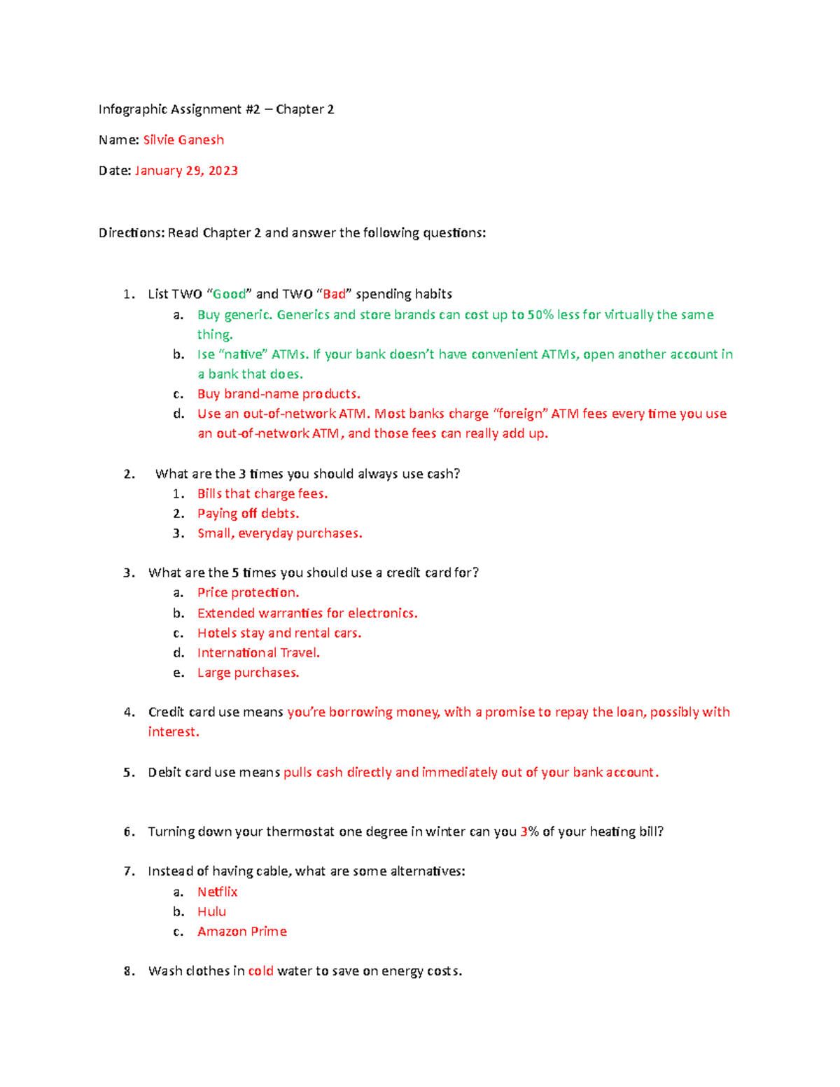 Infographic Textbook Chapter 2 - Spending - Infographic Assignment #2 ...
