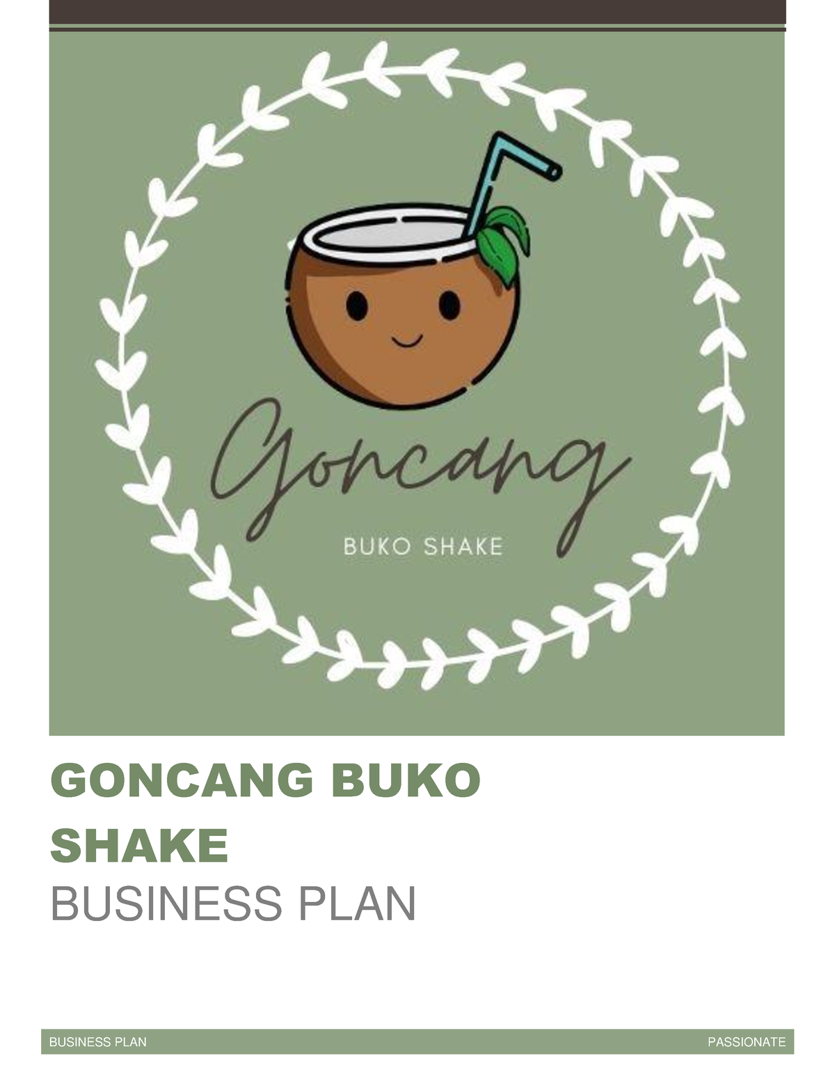 buko shake business plan