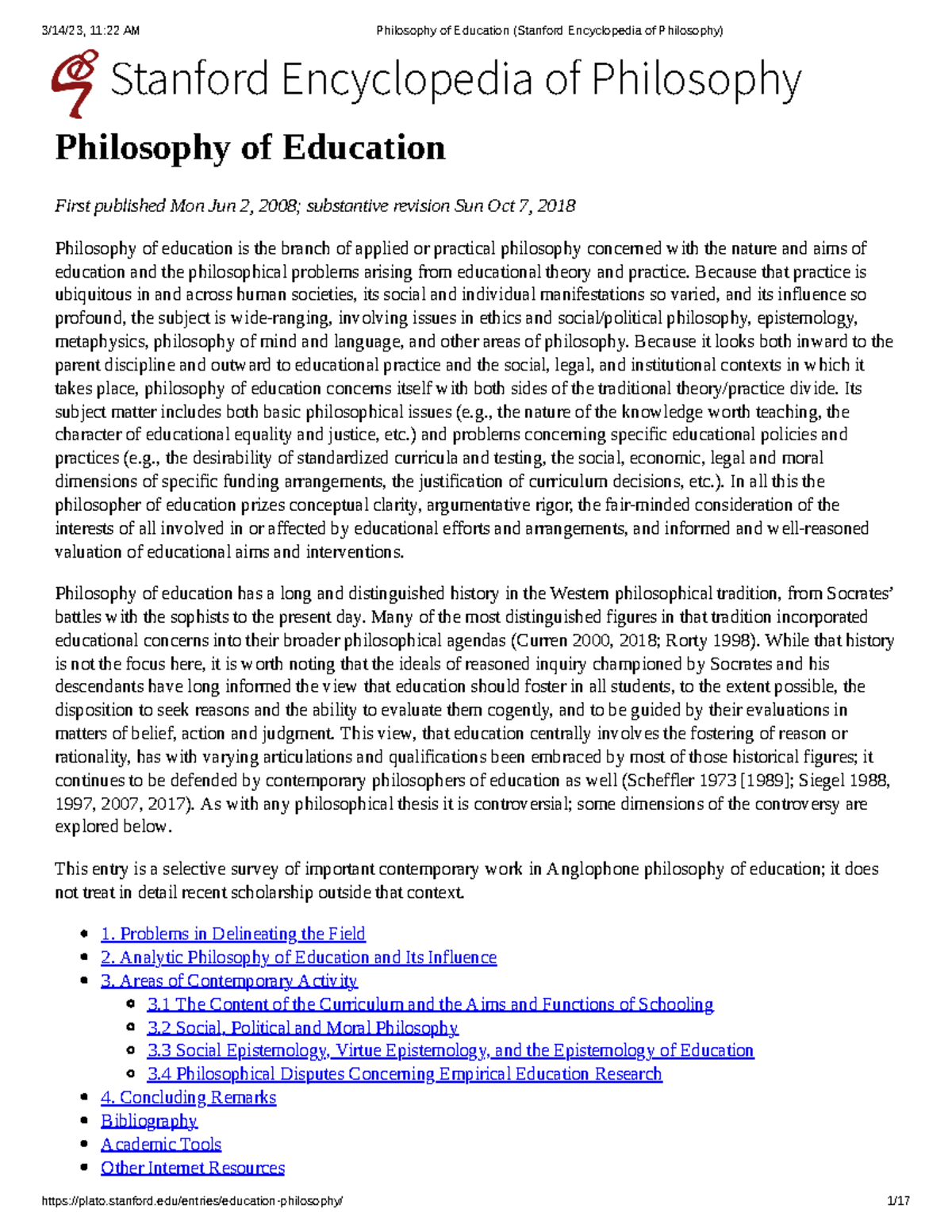 philosophy-of-education-stanford-encyclopedia-of-philosophy