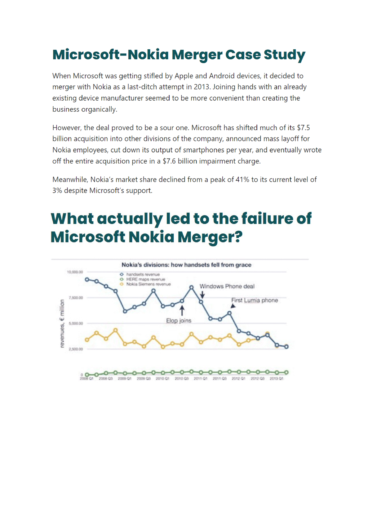 ebay and skype merger failure case study