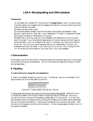 Lab 5, Biol 342 2021 - LAB 5 PCR and Microscopy Preparation Read and ...