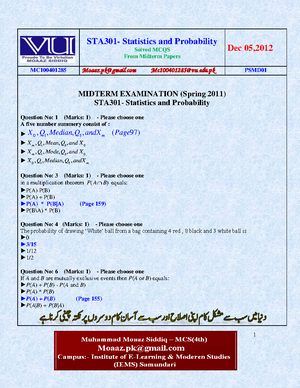 [Solved] These Data Represent The Record Of Marks Of 50 Students In A ...